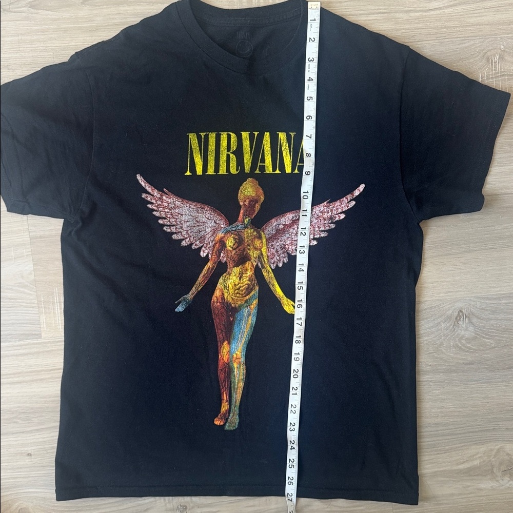 Nirvana Band In Utero Graphic Vintage Tee.   Sz M - Picture 4 of 5